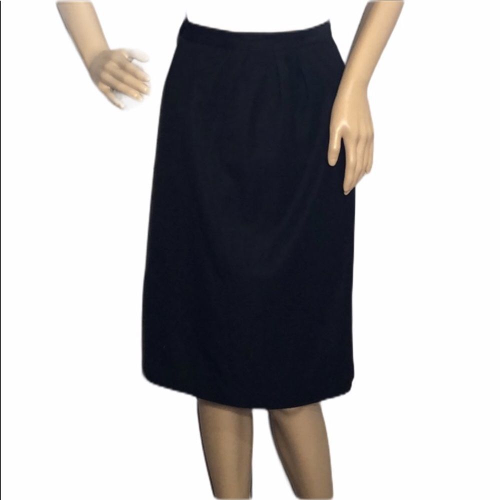 Sassco Black Pencil Skirt Career Professional 6